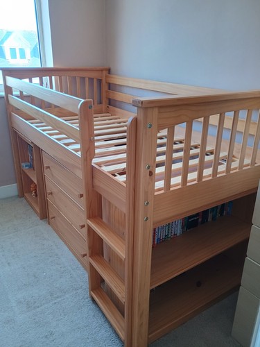 Cabin bed with - with, storage