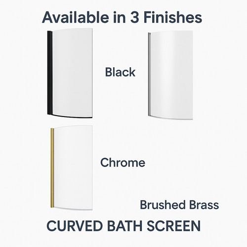 Shape bath screen 550 radius - bath,