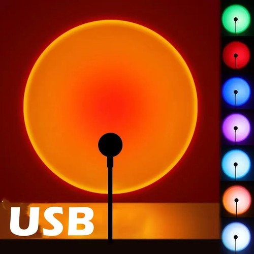 Usb led sunset projector lamp - sunset,