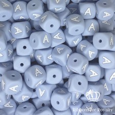 5 Pcs Baby Pale Blue Alphabet
