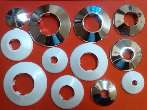 Pipe collars covers white - collars,