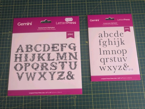 Gemini letterpress statement - gemini,