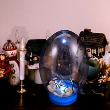  Mini Fish Tank Ecosystem Aquarium Self Sustaining Desktop Ecosphere