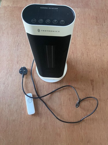 Fan heater with remote - fan, control