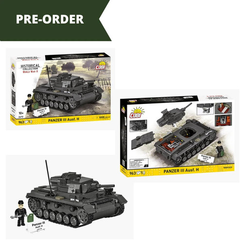 Panzer iii ausf brick tank - panzer, h