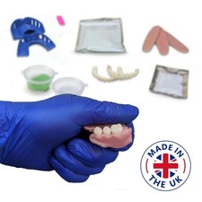 Premium DIY Denture Kit with Impression | Made in UK | Make Your Own False Teeth