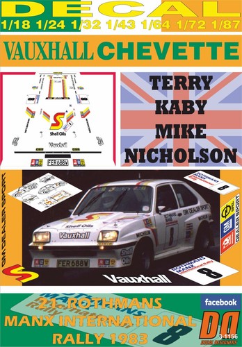 Decal vauxhall chevette 2300 - decal,