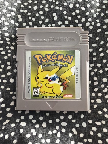 Pokémon yellow nintendo - yellow, game
