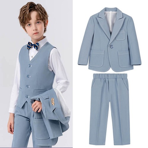 Navy blue children boys suit - navy,