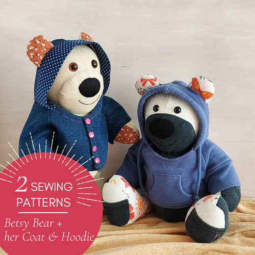 Memory bear sewing pattern - sewing,