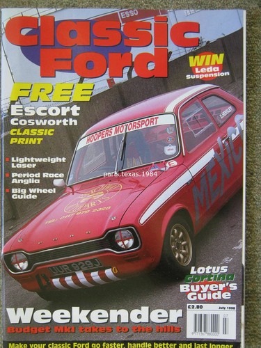Classic ford july 1998 anglia - ford,