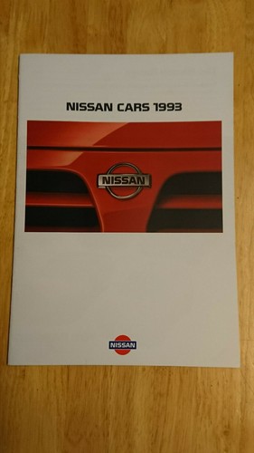 1993 nissan range - range, brochure