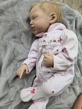 Cianne Romie STRYDOM REBORN DOLL 21" Sleeping Weighted Rooted Hair