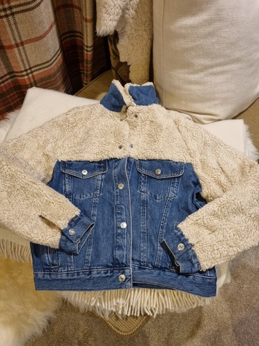 Topshop denim and shearling - denim,