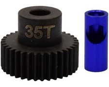 Hot Racing NSG835 35t Steel 48p Pinion Gear 5mm & 1/8