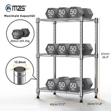 MZG 450 lbs 3-Tier Wire