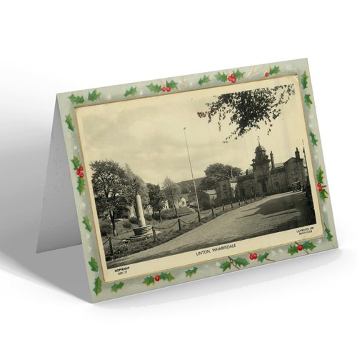 Xmas notelet vintage - xmas,