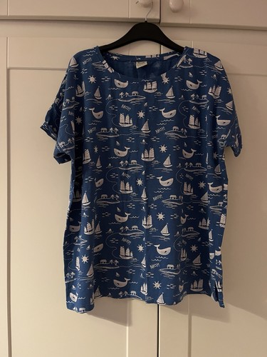Frugi women blue organic top - frugi, women's