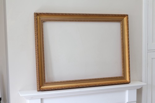 Vintage large gold picture - vintage,