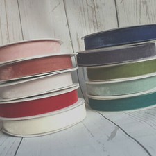 6, 9, 15mm Velvet Ribbon. Hair