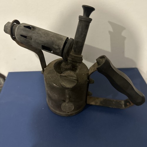 Vintage blowtorch blowlamp old - blowlamp,