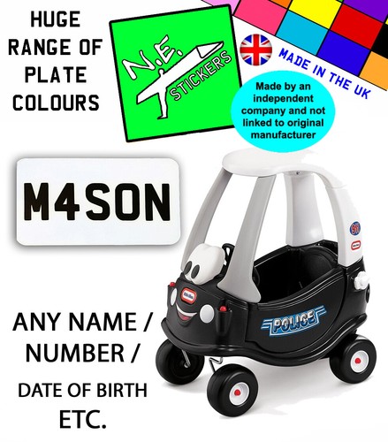Number plate sticker - to, fit
