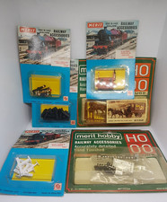 Vintage Merit Railway Accessories Bundle Inc Horse Drawn Delivery Van