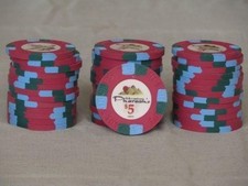 10 - Authentic Paulson $5 Pharaoh’s Poker Chips (10x $5) near mint condition