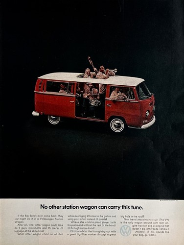 1969 volkswagen microbus - 1969, ad
