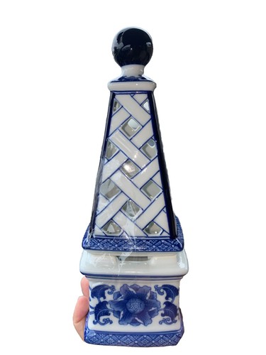 Bombay blue white chinoiserie - blue,