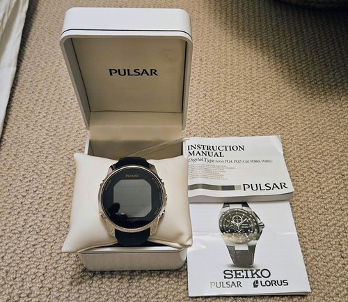 Pulsar world time lcd watch - pulsar,