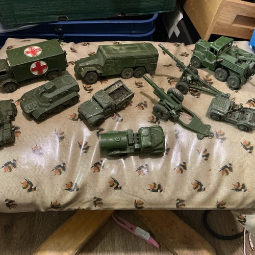 Dinky toys military joblot - military, x