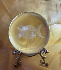 Tripple Goddess Scrying Crystal Ball