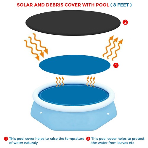 Solar debris pool - solar, cover