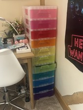 Really Useful 11 Drawer Rainbow Tower Storage Unit