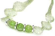 ONE METRE LEAF GREEN METALLIC