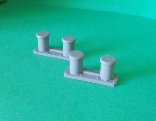 Double bollards pair 36mm - double, pair.