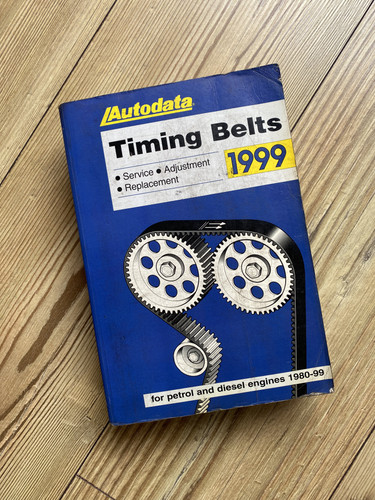 Autodata timing belts 1999 - timing,