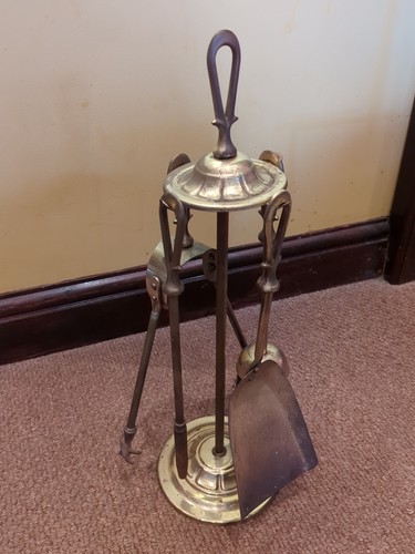 Vintage brass metal piece - metal, 4
