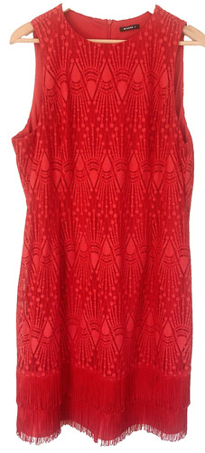 Roman red lace - roman, flapper