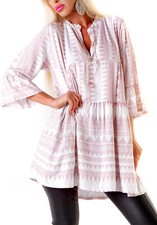 Ethnic Geometric Caftan Tunic