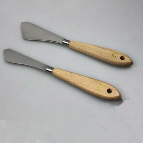 2pcs metal palette - palette, knife