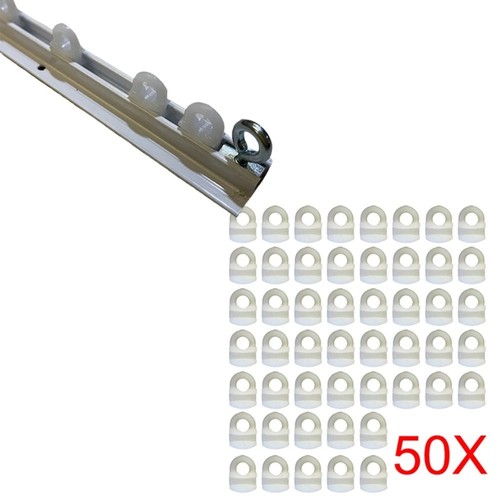 50x curtain track gliders - curtain,