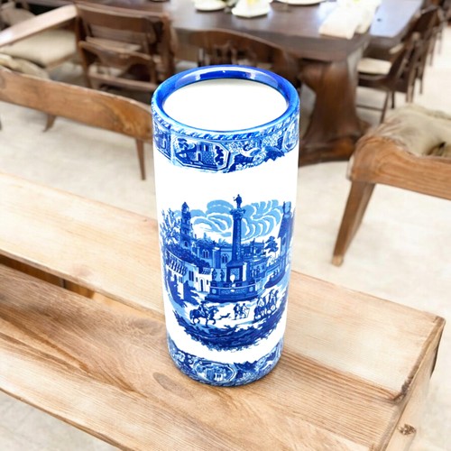 Blue white ceramic - 18",