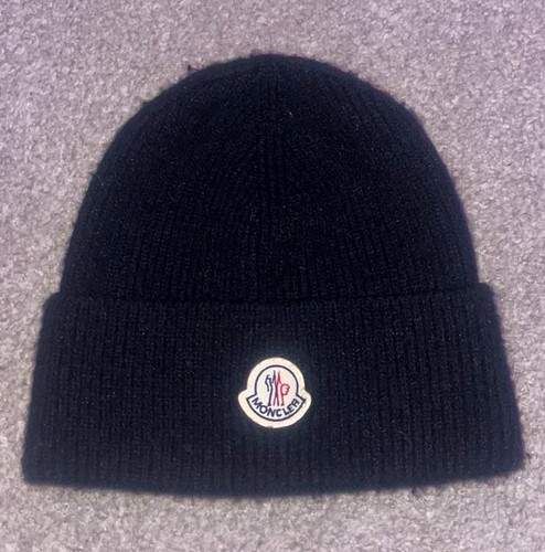 Moncler black wool knit - knit, beanie