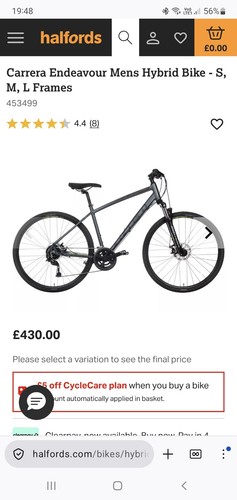 Carrera endeavour hybrid bike - carrera,