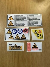 Stihl TS410 Warning Safety