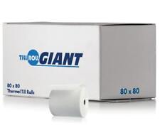 40 Rolls 80x80 Thermal Till Rolls Compatible With Epos Terminals FAST N FREE