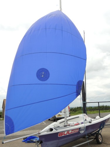 Laser 2000 dinghy spinnaker - laser,