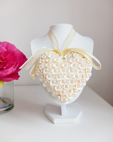 Pearl shell bridal bouquet - &,